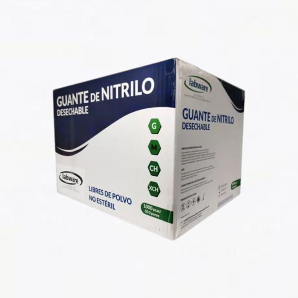 Guantes de nitrilo, caja con 1,000 guantes, marca labware - Image 3