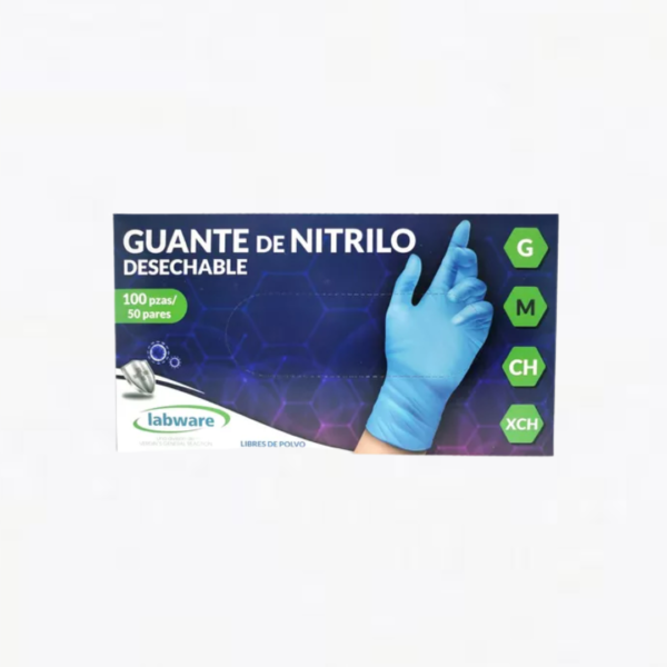 Guantes de nitrilo, caja con 1,000 guantes, marca labware - Image 2